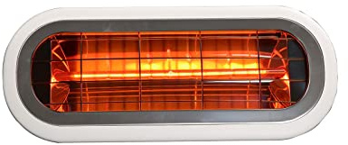 KEKAI Calefactor Infrarrojos Fibra Carbono Slim White 2000W Marca