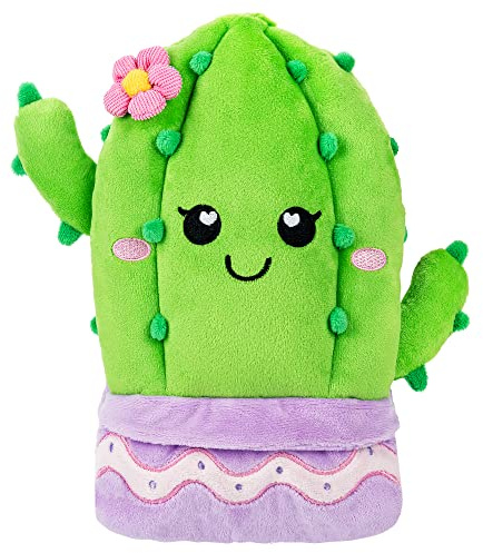 Cactus Microwavable Unscented Heating Pad for Women and Kids- Cute Soft Cozy Pillow Plush Heatable Warm Stuffed Animals - Kawaii Hot and Cold Plushie Food Toy - Cactus Gifts for Girls and Boys