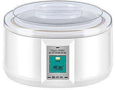 HMTE Yogurt Maker Yogurt Maker automático con tarros Herramienta multifunción Yogurt Machine Natto Rice Wine Pickle Revestimiento de Acero Inoxidable Ice Cream Maker