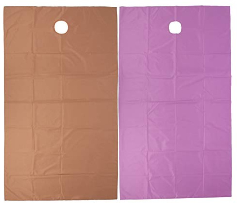 Joyzan Spa Massage Bettlaken, Massageliege Laken mit Gesichtsloch Wiederverwendbar ölbeständige Bettlaken Salon Bettbezug Massagetischdecke für Schönheits Gesichtssalon 200 x 115 cm, 2 Stück
