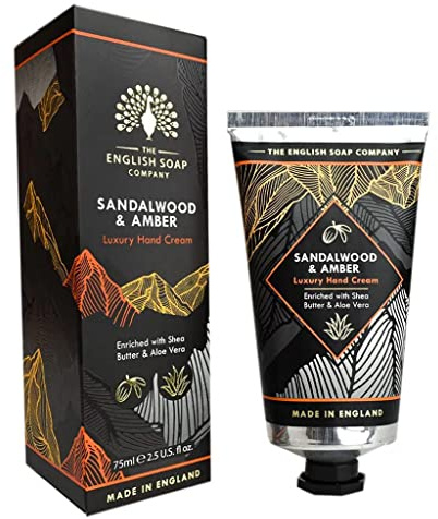 The English Soap Company Sandelholz & Amber Luxus-Handcreme (75 ml)