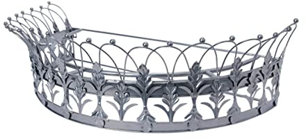 Creative Co-Op Decorative Metal Curtain or Canopy Crown