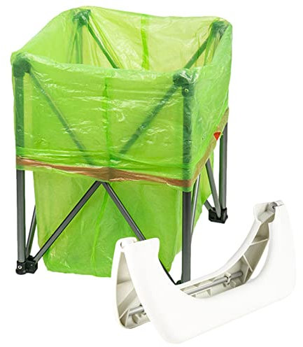 AOCATE Klappkommode für den Außenbereich,Tragbarer Camping-Toilettensitzstuhl | Zusammenklappbarer Töpfchenstuhl für Erwachsene, Toilettenstuhl mit Tasche für Wanderungen, Bootsfahrten
