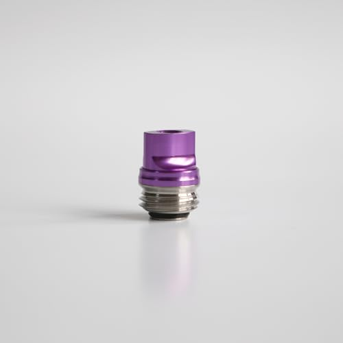 WratryParts 510 - Silbato colorido con punta de goteo BB para 510 hilos Subohm RTA RDA, tanque de caja billet (morado)