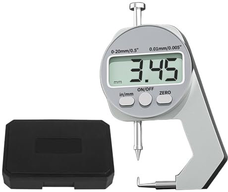 Piccolo strumento di misurazione dello spessore facile da leggere LCD Misuratori di spessore elettronici per laboratori e lavori meccanici
