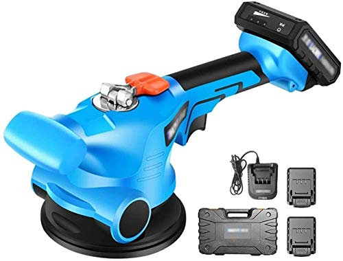 RUHEN Professional Tile Machine,Electric Tile Machine,Portable Tile Automatic Leveling Tool - Wireless Handheld Adjustable Vibration Machine - Rechargeable Lithium Battery - 200 Kg Maximum Adsorption