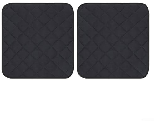 Oniissy Wasserdichte Sitzschoner für Rollstühle, Sofas, Sessel und Autositze, anthrazit, waschbarer Stuhlschutz für Erwachsene mit Inkontinenz (schwarz)