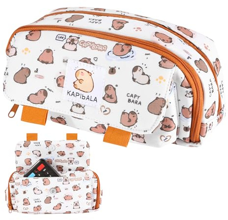 JSMTKJ Federmäppchen, Mäppchen süß mädchen groß Federtasche Jungen schulsachen Federmappe mit fächer Stoff schlamppermäppchen Kawai für Schule und Büro Mädchen Jungen Geschenk