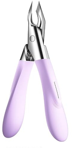 Welnax Nailpro Guard, diseñado para uñas encarnadas y gruesas, cortaúñas de ángulo fijo de 30°, cuchillas afiladas ultrafinas de acero inoxidable, mango antideslizante, corte preciso para todo tipo de