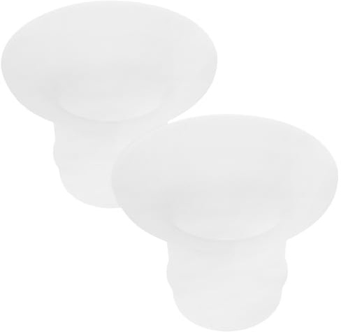 IMIKEYA Inserts de Bride en Silicone Flexible 28mm à 24mm, Lot de 2 Pièces, Accessoires pour Tire-lait Manuel, Coussins de Pompe Confortables et Adaptés pour Allaitement Bébé