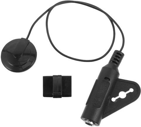 WHAMVOX Gitarren Tonabnehmer Klarer und Klarer Klang für Akustikgitarre und Ukulele Vermeidet Rückkopplungen Abs Material Geeignet für Streichinstrumente