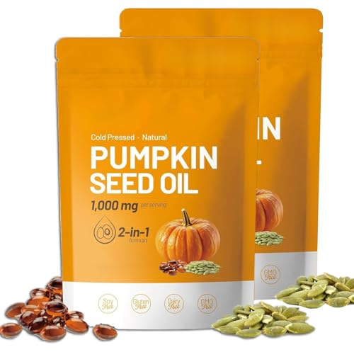 olio di semi di zucca, olio vergine puro spremuto a freddo, 2 pezzi