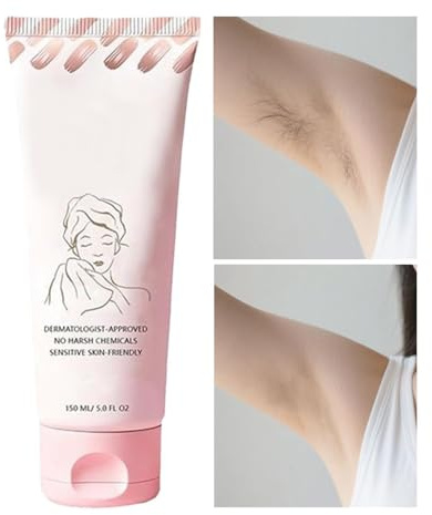 Body Hair Removal Cream 150mL Gentle Depilatory Products | Nourishment Body Hair Removal Cream for Girls Mother Girlfriend Wife Sister