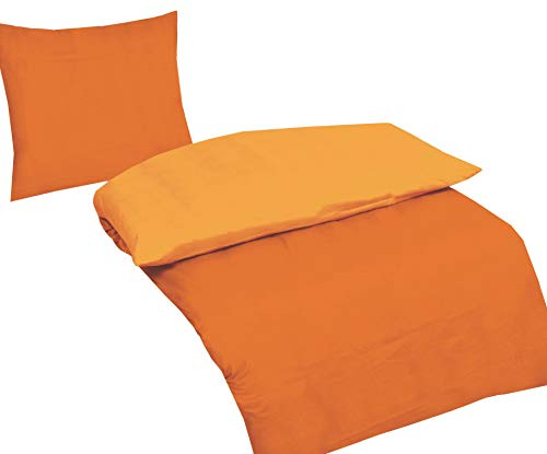 daspasstgut 4 Teilig BETTWÄSCHE Set Microfaser Bettbezug 2X 155x220cm 2X Kopfkissen Bezug 80x80cm TOP Qualität NEU Übergröße Einfarbig Uni