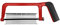 HAUTMEC 150 mm Junior-Bügelsäge und Gehrungsblock-Set 6 Zoll verstellbarer Winkelschnitt Eckenschnitt-Sägeblatt HT0034