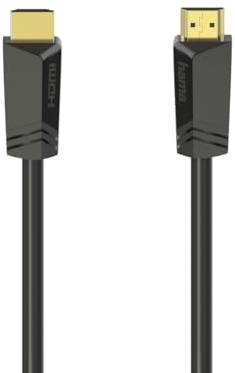 Hama HDMI Kabel 7,5m lang Ultra HD 4k (High Speed HDMI Cable HDR, HEC, ARC, Monitorkabel mit Kunststoffmantel, Verbindung von PC/Notebook mit Monitor, TV, Beamer, PlayStation, Xbox)