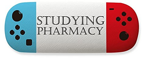 Brillenetui mit kurzem Spruch für Studium, Apotheke