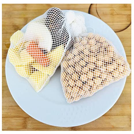Borsa da cucina, 35 x 20 cm, in nylon, 2 maglie da cottura da 2 kg, riutilizzabili, adatte per qualsiasi tipo di pentola a pressione per cucinare legumi, arrostire e cucinare una deliziosa cottura.
