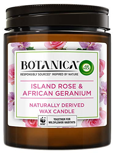 Air Wick Botanica Candle Island Rose and African Geranium 500G