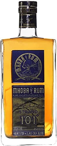 MHOBA Strand 101 - Rhum - 50,5% Alcool - Origine : Afrique du Sud - Bouteille 70 cl