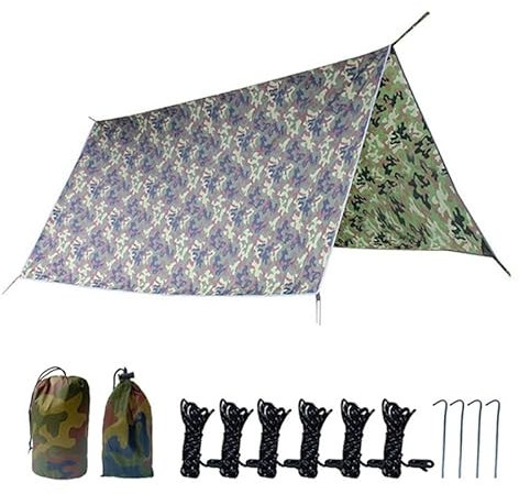 Sonnensegel Sonnenschutz Strand wasserdichte Matte Sonnenschirm Segel Outdoor Top Canopy Patio 11.8 'Quadrat UV. Blockieren Sie den Auto-Tarpaulin Camping Zelt TARP Outdoor