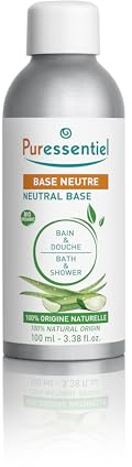 Puressentiel – Base Neutre Bain et Douche BIO – Visage, Corps et Cheveux - Pour huiles essentielles - 100 ml