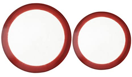 GRIRIW Tapis De Cuisson En Silicone Rond Antiadhésif Pour Pizza 2 Pièces Réutilisable Facile à Nettoyer Pour Four Et Pâtisserie