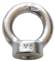 M6-1.0 Eye Nuts - IMScrews 304 Stainless Steel Eye Nuts - Resilient Hardware for Home Repairs and Professional Projects Pack of 8