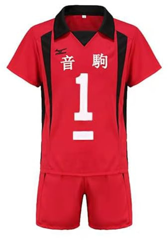 Zhongkaihua Haikyuu! Haikyuu Cosplay Kostüm Sweatshirt Casual Kurzarm Anzug High School Uniform Sportbekleidung Anzug Volleyball Outfit（Kuroo Tetsurou&Kozume Kenma）
