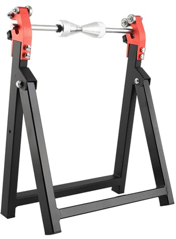 Cocoarm Metal Motorcycle Wheel Balancer Stand, Rust Resistant with 5in Rim Width, 23in Rim Size, Glossy Finish for Tire Balancing Stall, Easy to Use