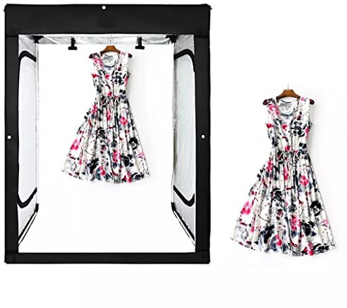 ZHCHAO 8 * Strisce LED + 200x120x100CM Photo Studio Softbox Shooting Light Tenda Soft Box per Model Body Portrait Abbigliamento Shooting fotografico
