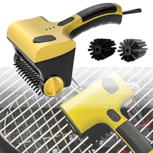 Limpiador De Parrillas De Barbacoa Inalámbrico, Batería Incorporada De 2600 Mah, Con Cabezal De Cepillo Extraíble Y Tanque De Agua, 280-320 Rpm/Min, Adecuado Para Limpiar Azulejos, Estufas