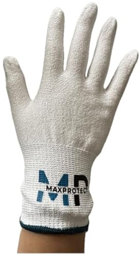 GUANTI MAXPROTECT - Envoltura ad alte prestazioni e guanti PPF - Taglia: M - L, superficie molto liscia, materiale resistente al taglio e molto resistente, ideale per laminazione. (TAGLIA L)