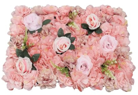vortixia Juego de 12 Papeles Pintados de Rosas Artificiales para Fiestas Bodas Despedidas de Soltera Fiestas prenatales decoración navideña del hogar.