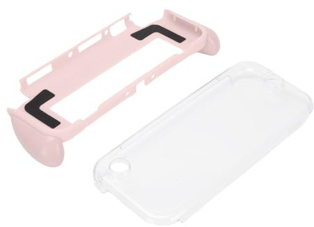 WINH Handhållen Konsol Dockbart Skyddsfodral, Greppsocksäker Anti -slipskydd för OLED -spelare (Rosa)