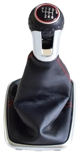 TWMEU Pomos Palanca Cambios Para VW Para Bora MK4 Para Golf 4 Para Jetta4 1998-2004 Palanca De Cambios Manual Completo Pomo Cambio Marchas 5 6 Velocidades Palanca Velocidad Coche(6 Speed)