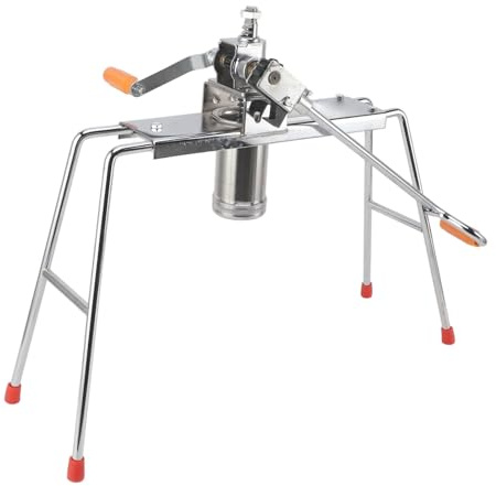SUNGOOYUE Máquina para Hacer Pasta de Acero Inoxidable, Estable Prensador de Pasta de Cuatro Patas, Accesorio Manual Fácil de Limpiar, para los Amantes de la