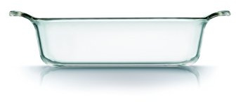 LOCK & LOCK LLG583 Auflaufform, Glas, Transparent, 2,8L