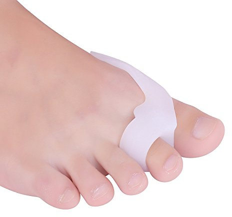 PEDIMENDTM Zehentrenner aus Silikongel mit Ballenschutz (2 Paar), zum Glätten von großen Zehen, verhindert Hallux Valgus Schmerzen, für Damen und Herren