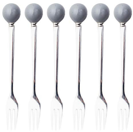 6 Piezas Mini Tenedores y Cucharas Mini Tenedores De Aperitivo Pequeños Tenedores Para Aperitivos Selecciones De Alimentos De Frutas Comida De Caracol Mini Fork Caracoles Familiar