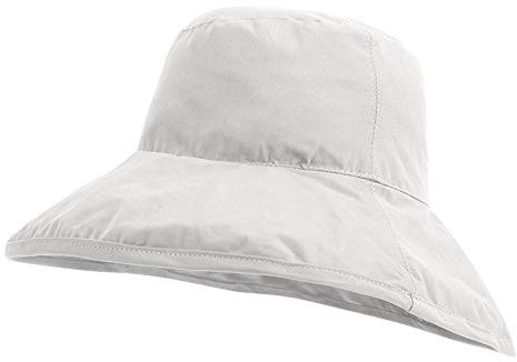 CFCYS Sonnenhüte Für Frauen,Faltbarer Damen-Sommer-Uv-Schutz UPF 50+ Hut,Packbarer Hut Mit Breiter Krempe Outdoor Holiday Shopping Strand Angeln Wandern Gartenhut Unisex,Weiß