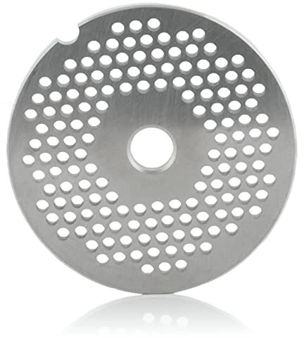 Mahlzeit Lochscheibe ø 3 mm für Profi Fleischwolf elektrisch | ø 7 cm | Ersatzzubehör, Edelstahl Platten Messer, Lochscheibenersatz, Aufsatz Fleischwolf professionell