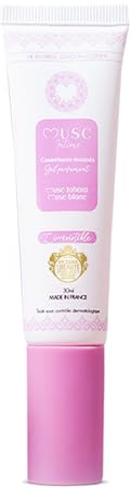 MUSC INTIME La Marque Officielle - Gel Parfumant - Musc Blanc - L'Irrésistible - Soin Femme - Absorbe Les Odeurs Les Plus Intimes - Tenue 48h - Flacon Pompe - 30ml