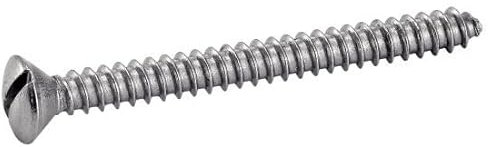 ACTON Viti a testa svasata bombata scanalata, in acciaio inox A2, 2,9 x 16 mm, confezione da 200, viti, punte, bulloni