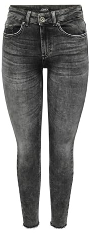 ONLY Female Skinny Jeans ONLBLUSH Mittlere Taille Skinny Fit Knöchellang Jeans