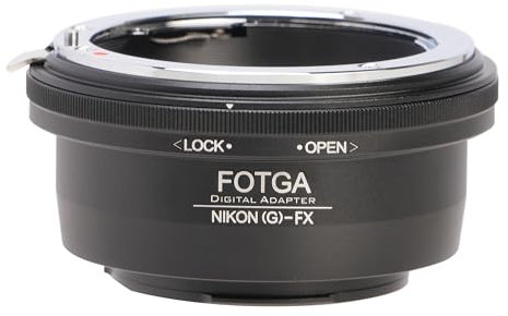 FOTGA AI(G)-Bague de Conversion d'adaptateur d'objectif FX pour Objectif à Monture Nikon G/F/AI/AIS/D/AF-S Compatible avec l'appareil Photo Fujifilm x-Mount X-H2, X-H2S, X-T5, X T4, X-E4, X-T200, X-A