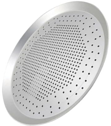 Zerodeko Teglia Da Forno in Alluminio Per Pizza Al Formaggio Teglia Antiaderente Elevata Resistenza Al Calore Facile Da Pulire Argento