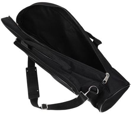 Trompetentasche aus Oxford Schwarze Gewebe Tragbare | Reisen und Outdoor, mit Kleiner Tasche, Stilvolle Optik mit Oberfläche