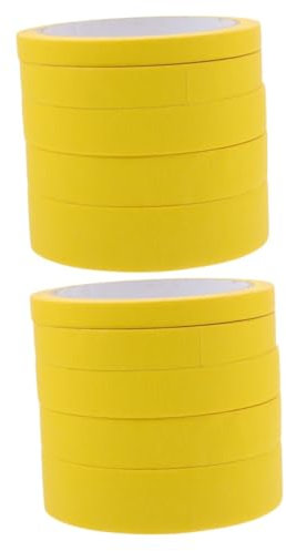 jojofuny 10rotoli Adesivo Masking Tape Per e Creativi Facile Strappare Adatto Per Interni Decorazioni e Marcatura