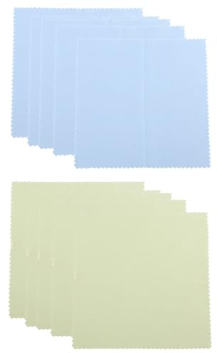 Asyduey Pack 10 Mikrofaser-Reinigungstuch für/Clenz/Brillen/Linsen-OptiktüCher Brillen/Kameras Brillen/Sonnenbrillen, Kameralinsen/CDs, PDAs, IPads Screens